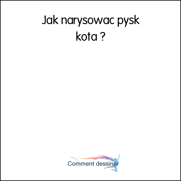 Jak narysować pysk kota